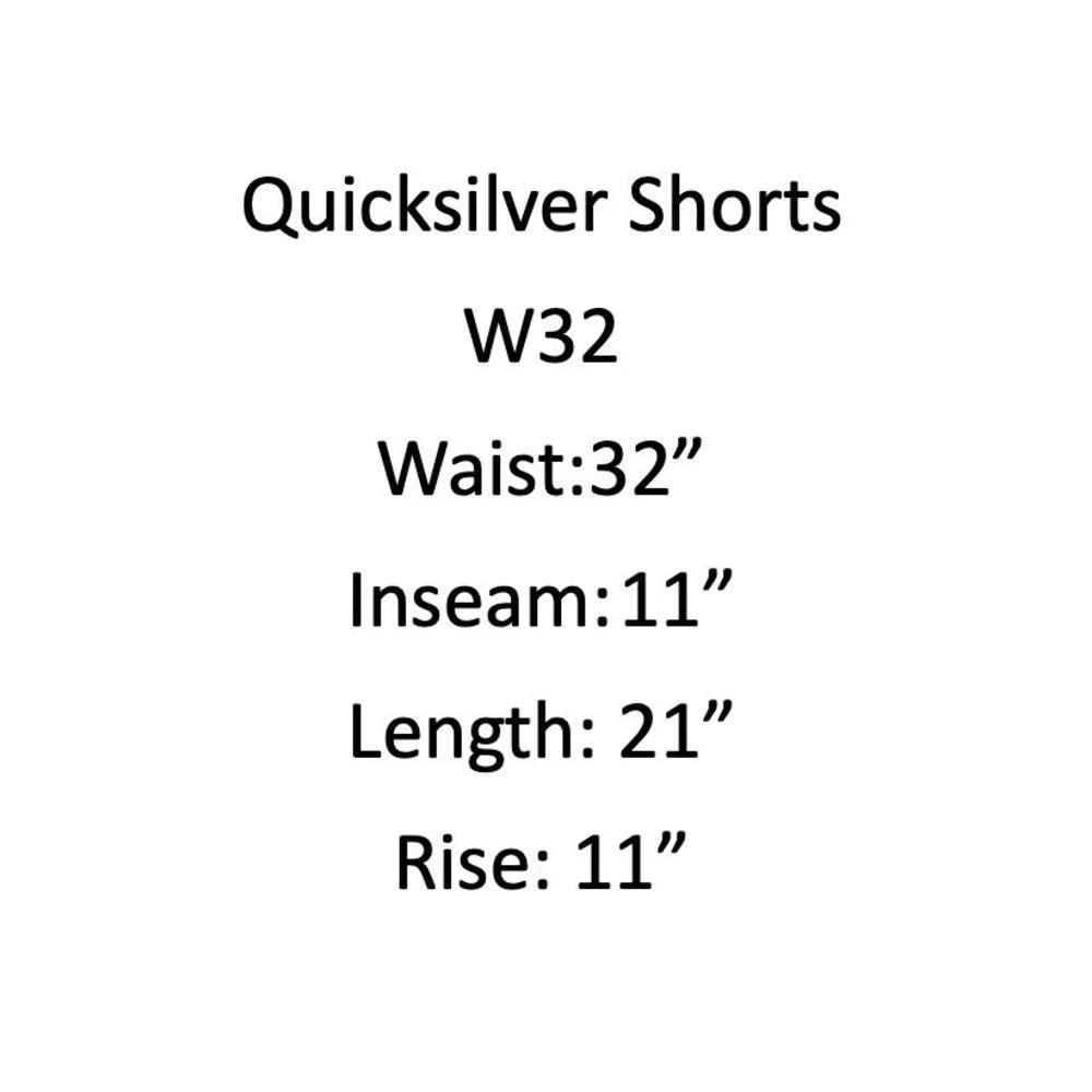 Quiksilver Lightweight Board Shorts Men's 32 Cyan Blue two Cargo Pockets Lace Up